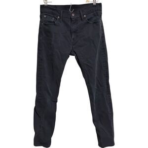 Men’s Levi's 513 Jeans Mens 30x32 Black Denim Slim Straight Pockets Mid Rise Str